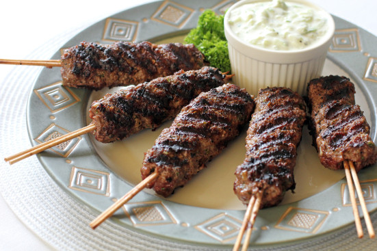 Ground Beef Kabobs
 Grilled Ground Meat Skewers With Middle Eastern Spices