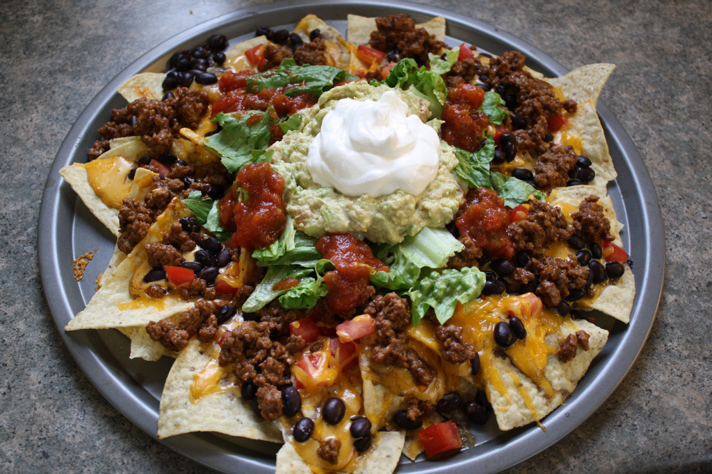 Ground Beef Nachos
 Food Porn Pic of the Day