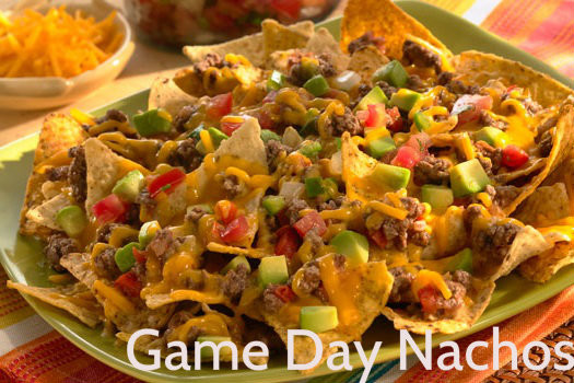 Ground Beef Nachos
 Game Day Beef & Cheddar Nachos