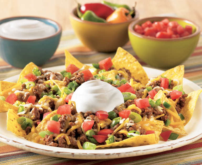 Ground Beef Nachos
 Loaded Beef Nachos Daisy Brand