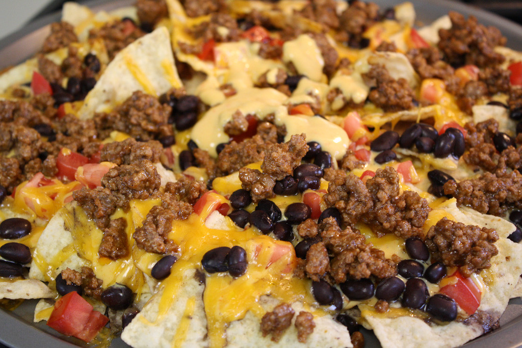 Ground Beef Nachos
 homemade nachos with ground beef the gallery for gt nachos