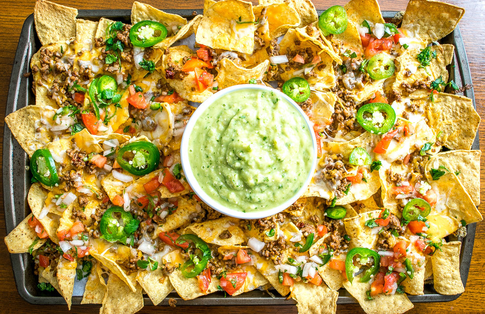 Ground Beef Nachos
 Spicy Ground Beef Nachos