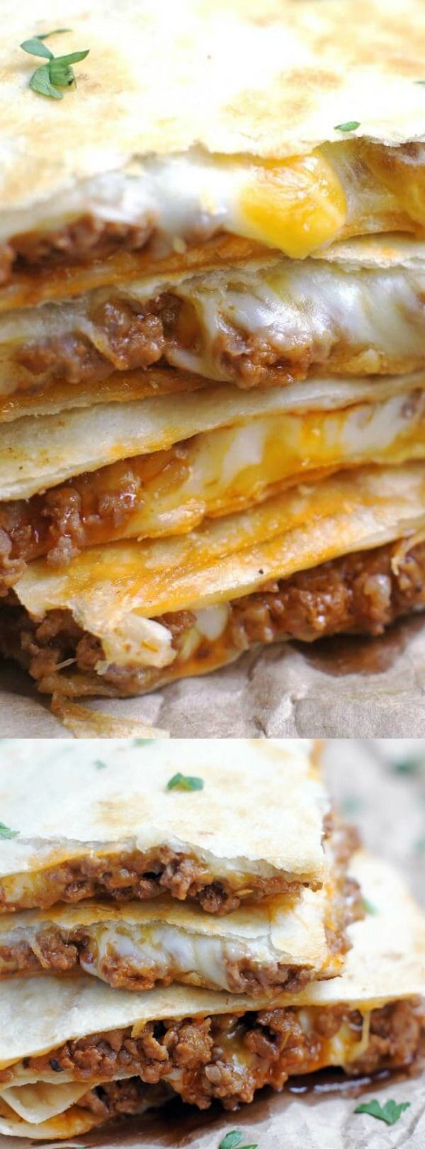 Ground Beef Quesadilla
 These Cheesy Ground Beef Quesadillas from 5 Boys Baker are