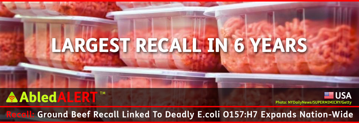 Ground Beef Recall
 Abled