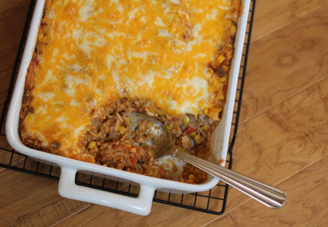 Ground Beef Rice Casseroles
 Beef Enchilada Rice Casserole Lynn s Kitchen Adventures