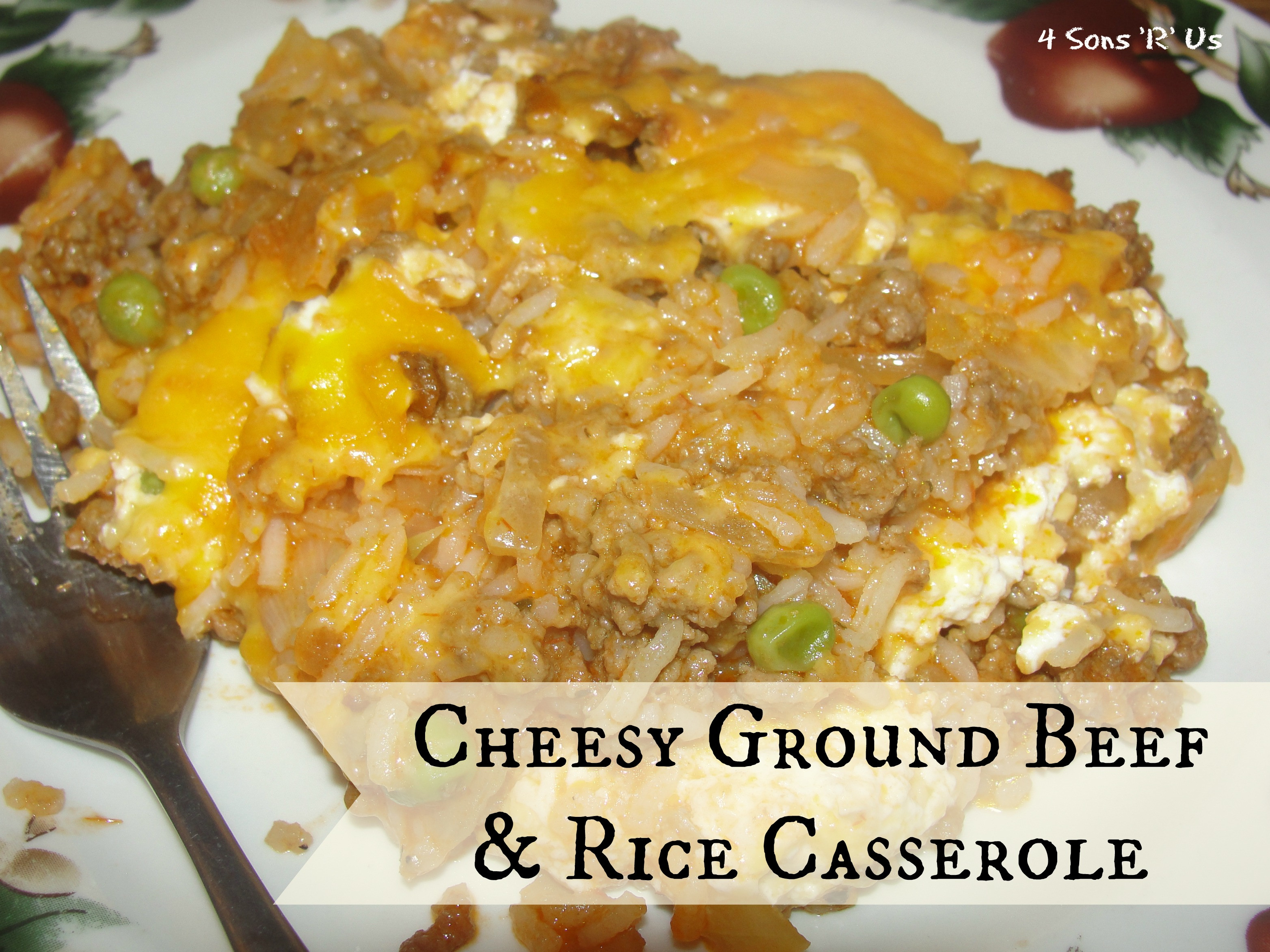 Ground Beef Rice Casseroles
 Cheesy Ground Beef And Rice Casserole 4 Sons R Us