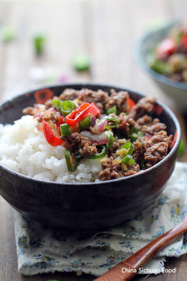 Ground Beef Rice
 Ground Beef Rice Bowl