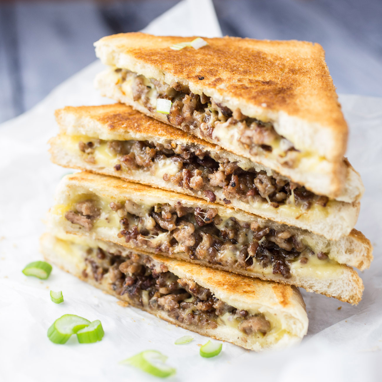 Ground Beef Sandwich
 Ground Beef Grilled Cheese Sandwich