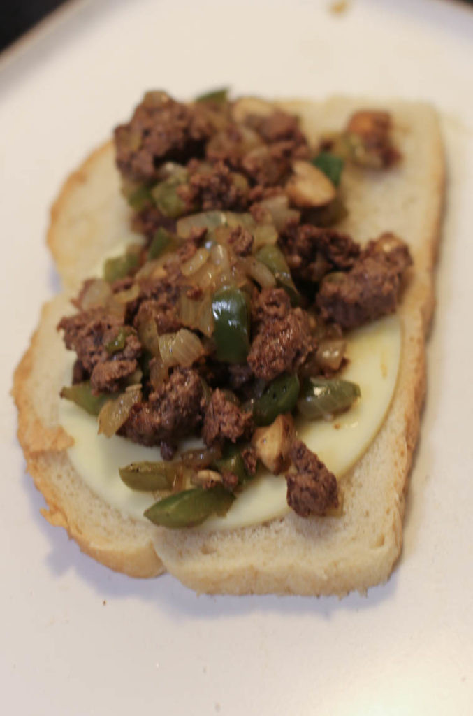 Ground Beef Sandwich
 Ground Beef Philly Cheesesteak Sandwiches