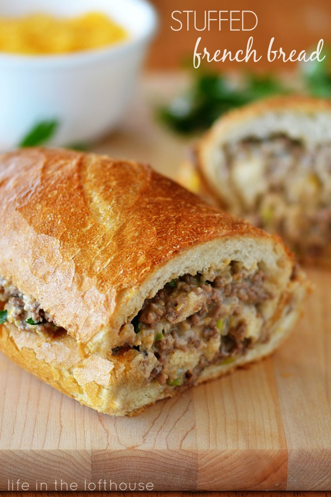 Ground Beef Sandwich
 Stuffed French Bread