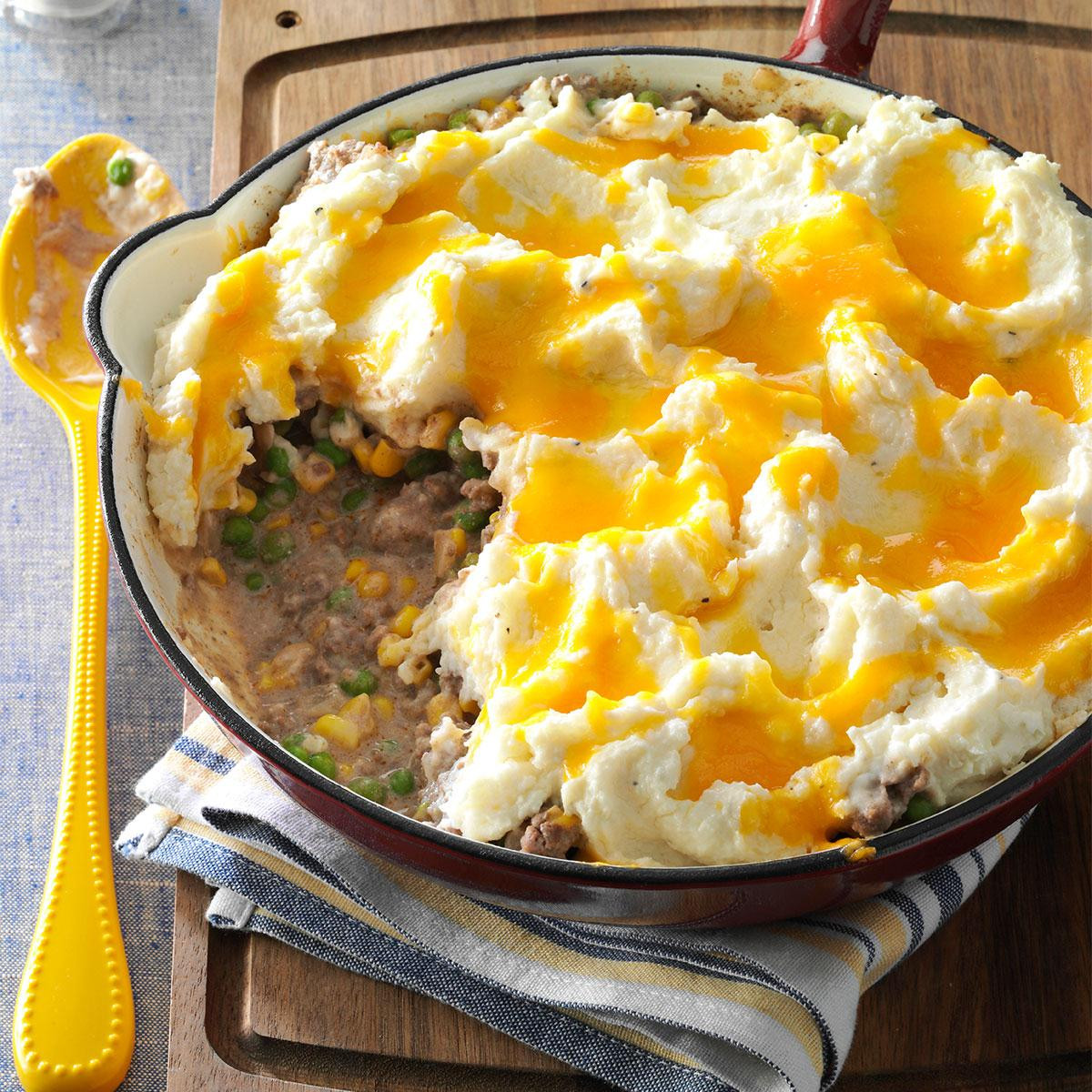 Ground Beef Shepherd'S Pie
 Skillet Shepherd s Pie Recipe