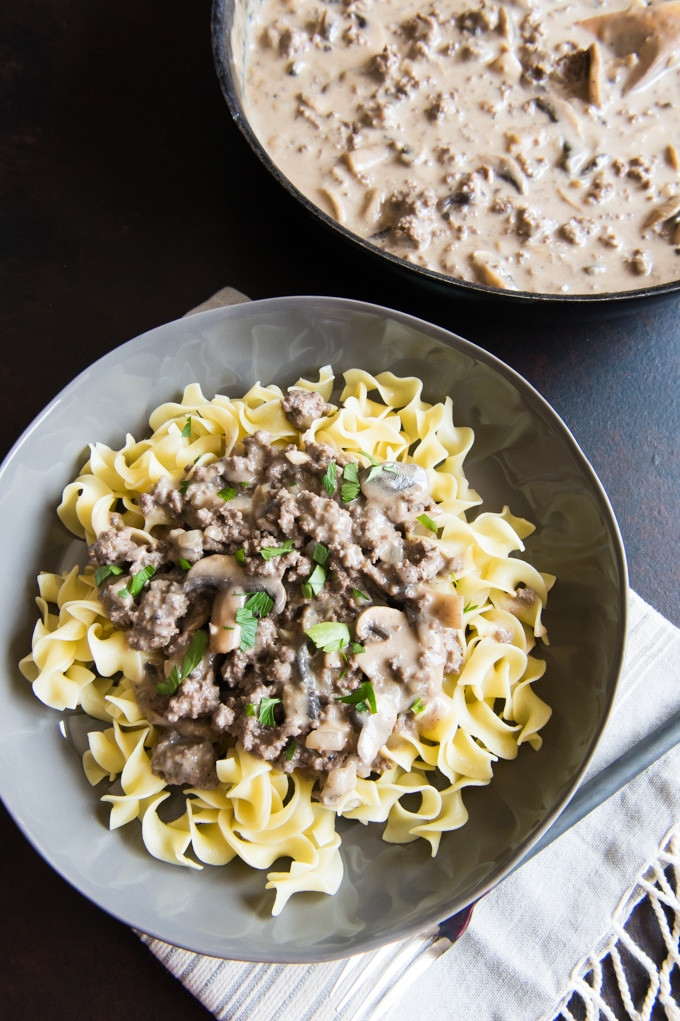 Ground Beef Stroganoff Recipe
 Best Ground Beef Stroganoff Recipe House of Nash Eats