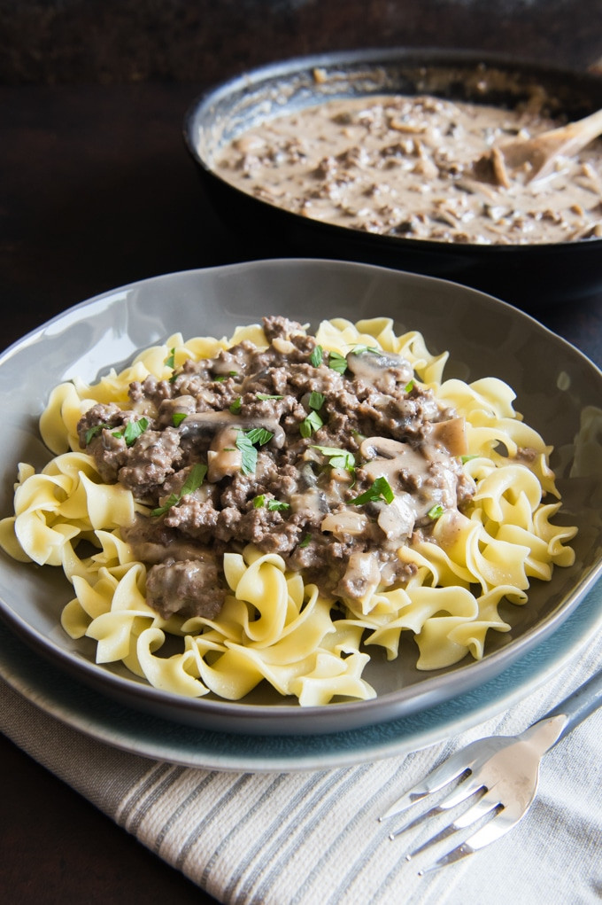 Ground Beef Stroganoff Recipe
 Best Ground Beef Stroganoff Recipe House of Nash Eats