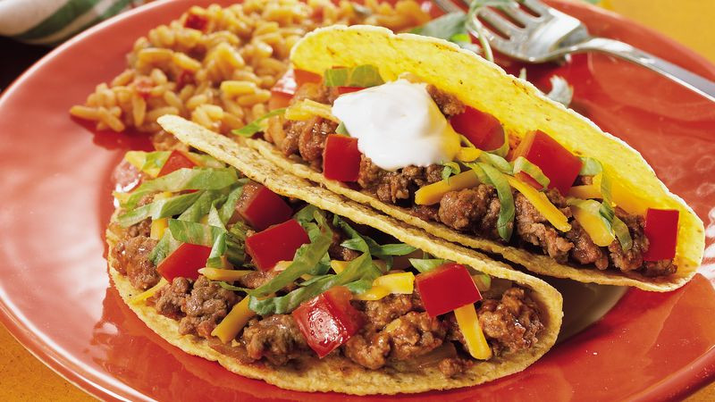 Ground Beef Taco Recipe
 Ground Beef Tacos Recipe Pillsbury