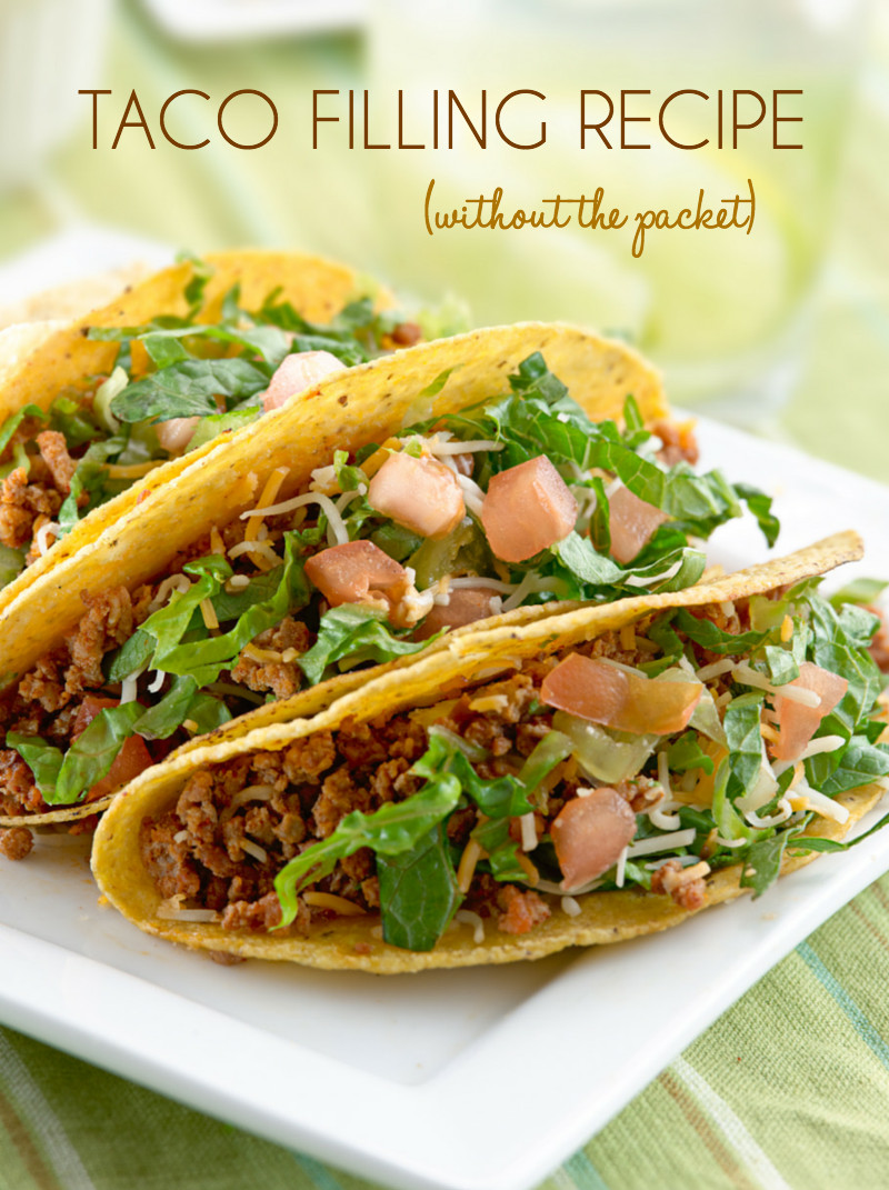 Ground Beef Taco Recipe
 Ground Beef Taco Recipe without the packet