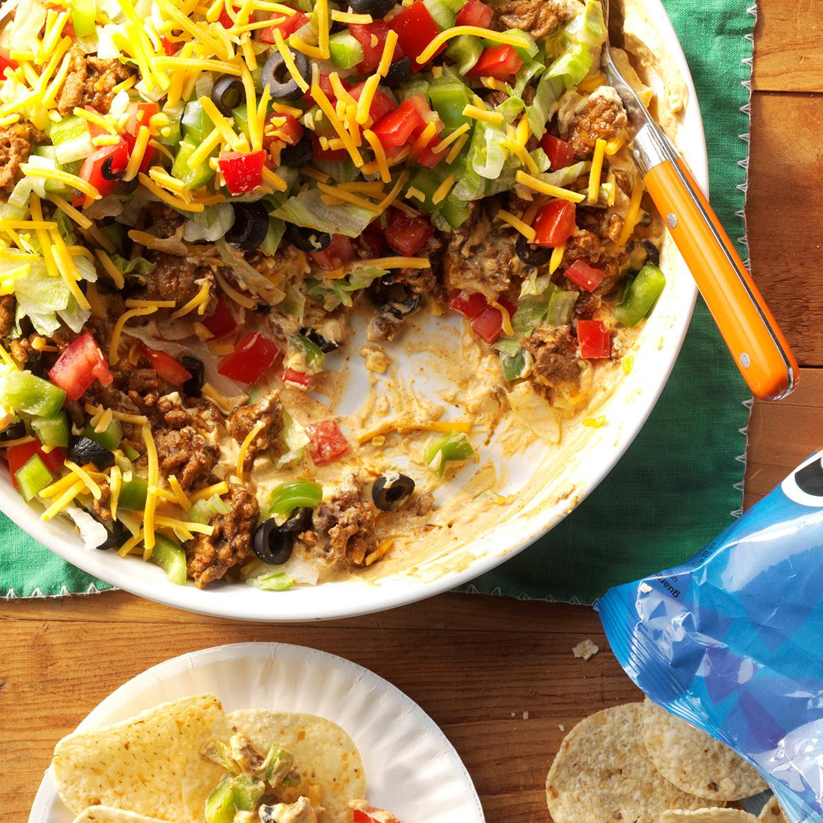 Ground Beef Taco Recipe
 Ground Beef Taco Dip Recipe