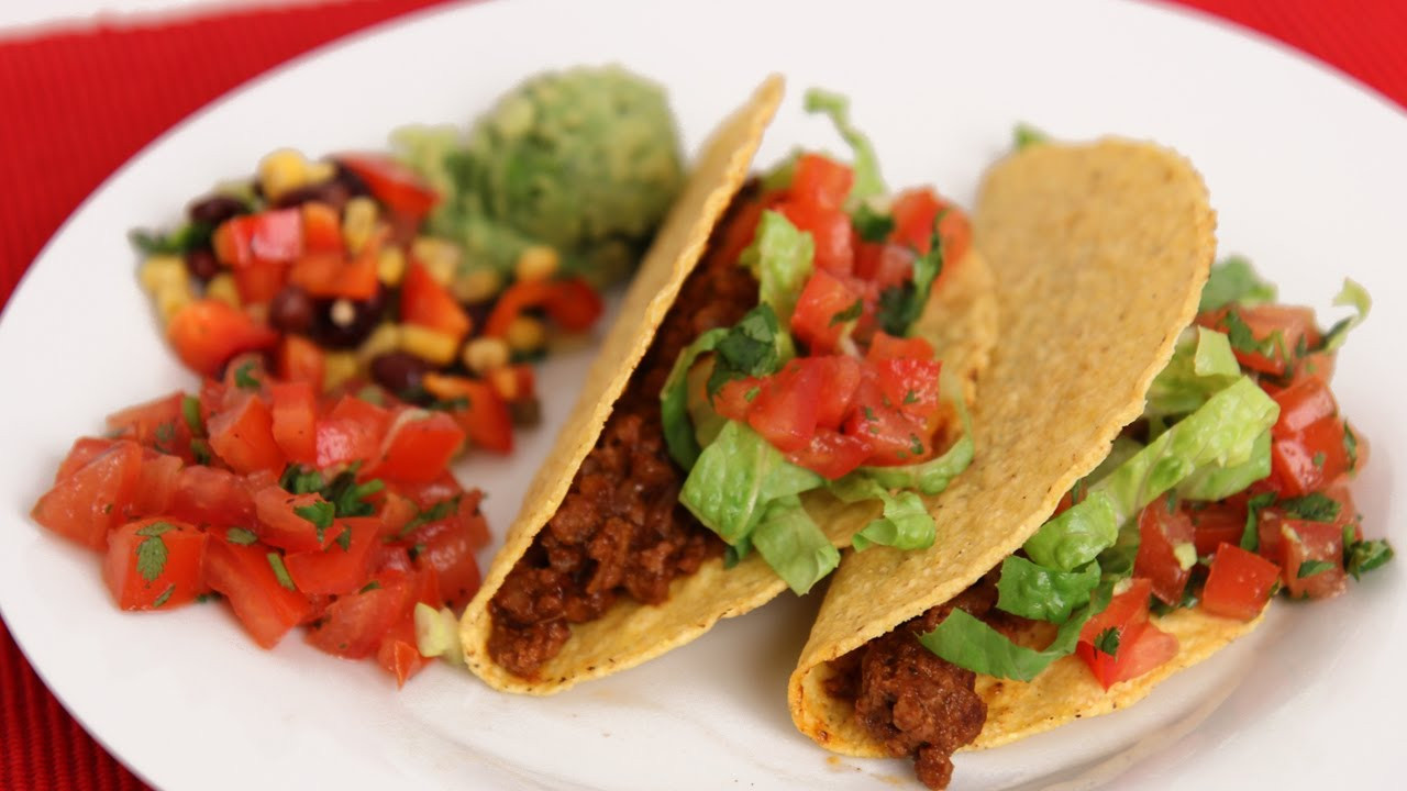 Ground Beef Taco Recipe
 American Ground Beef Tacos Recipe Laura Vitale Laura