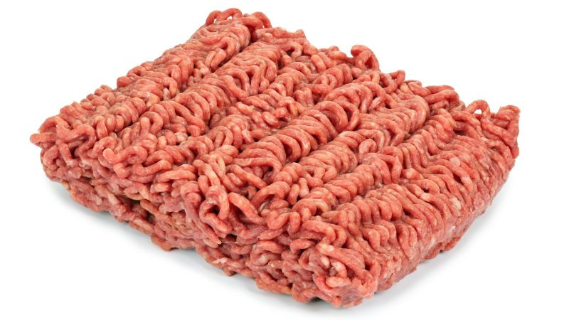 Ground Beef Turned Brown
 If my ground beef has turned brown should I put it down
