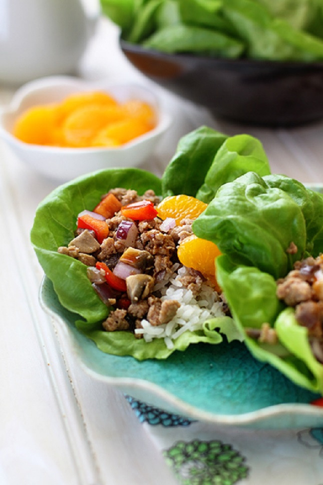 Ground Chicken Lettuce Wraps
 Ground Chicken Lettuce Wraps