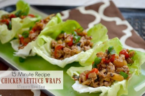 Ground Chicken Lettuce Wraps
 easy ground chicken lettuce wraps