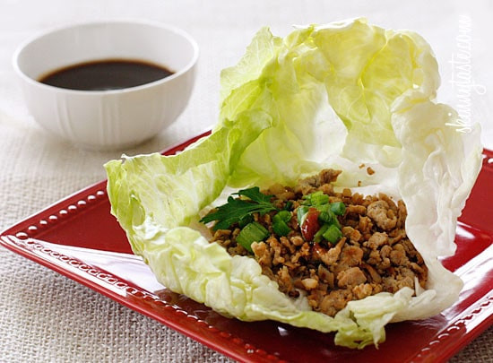 Ground Chicken Lettuce Wraps
 Asian Chicken Lettuce Wraps