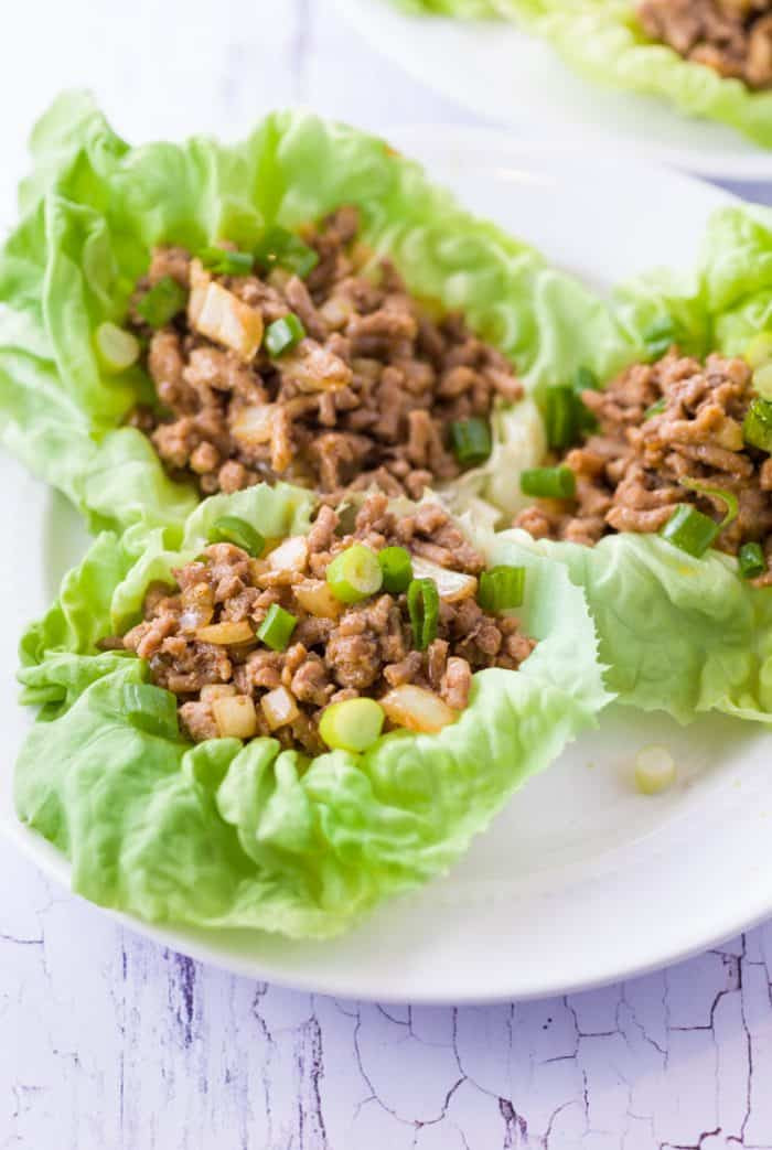 Ground Chicken Lettuce Wraps
 Copycat PF Changs Chicken Lettuce Wraps The Cozy Cook