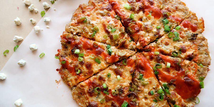 Ground Chicken Pizza Crust
 Buffalo Chicken Crust Pizza