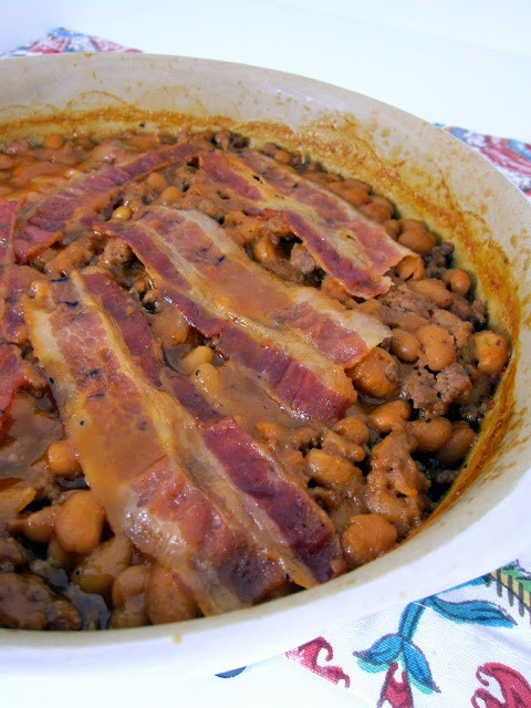 Ground Pork Casserole
 Ground Beef & Baked Bean Casserole