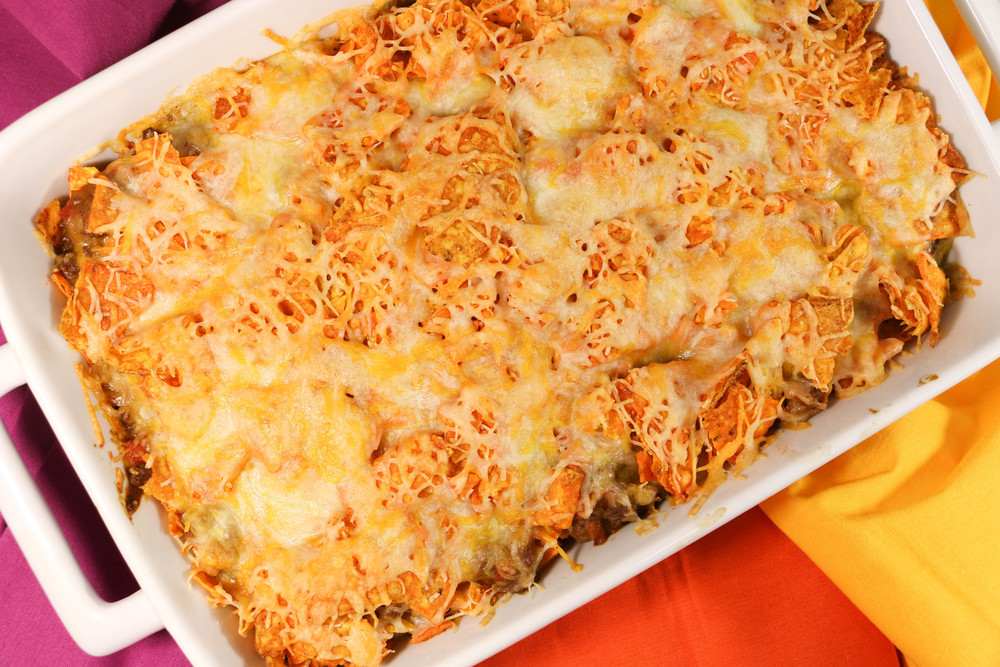 Ground Pork Casserole
 Ground Beef Doritos Casserole