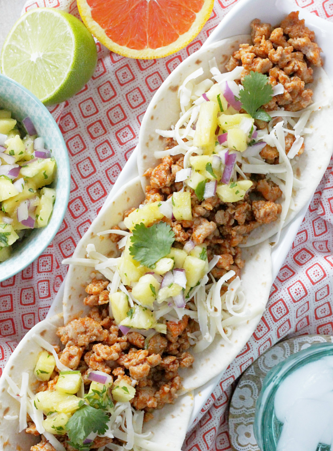 Ground Pork Tacos
 Ground Pork Tacos Al Pastor Style Foodtastic Mom