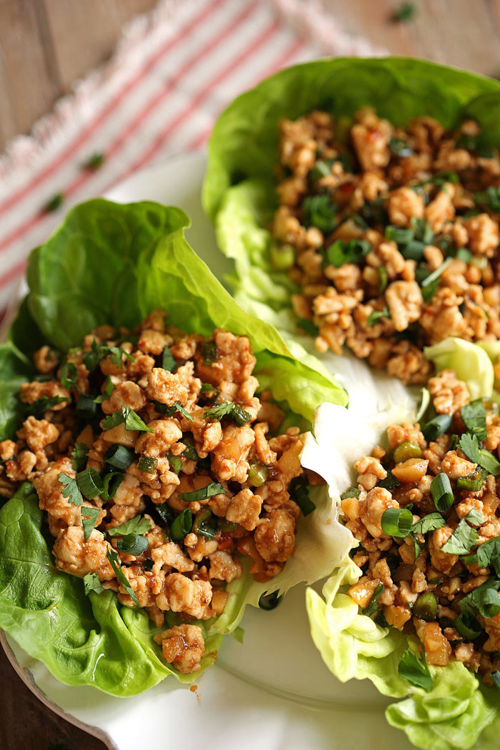 Ground Turkey Lettuce Wraps
 Healthy Turkey Lettuce Wraps Eat Yourself Skinny