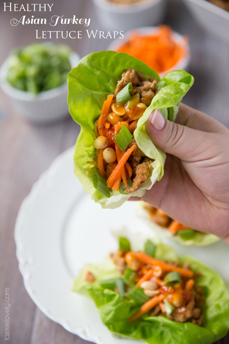 Ground Turkey Lettuce Wraps
 Healthy Asian Turkey Lettuce Wraps — Tastes Lovely