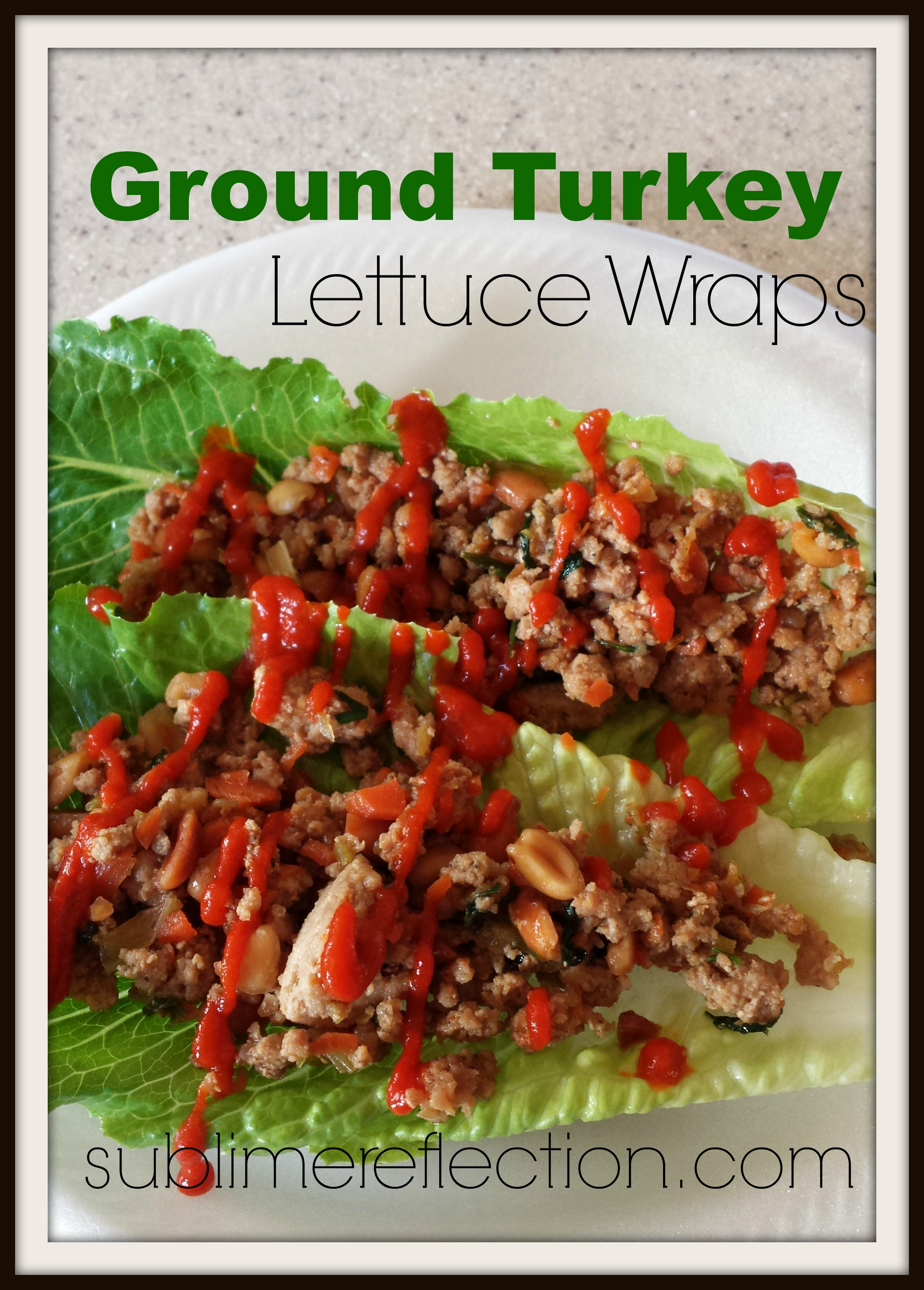 Ground Turkey Lettuce Wraps
 Ground Turkey Lettuce Wraps Sublime Reflection