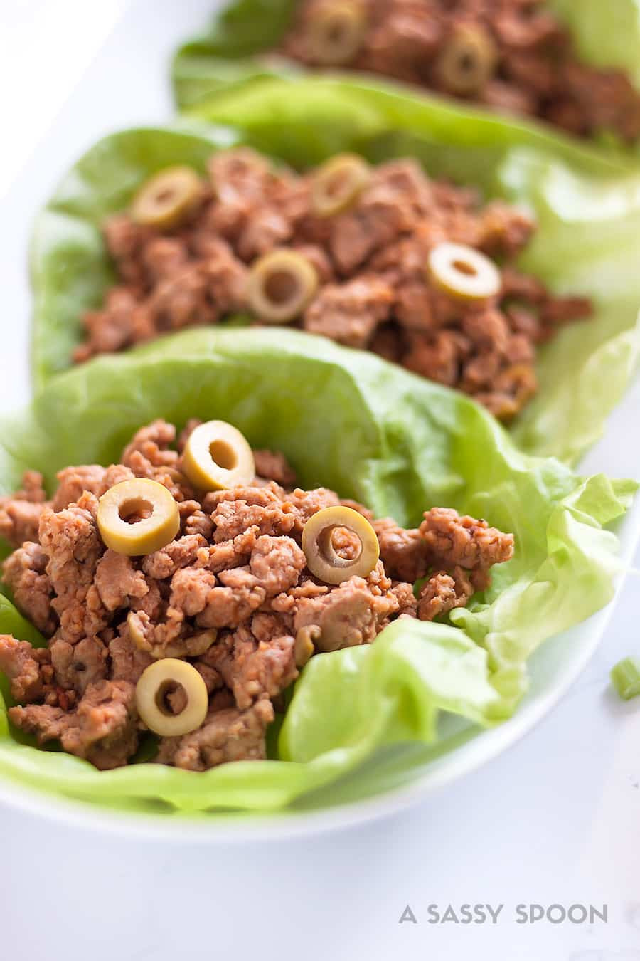 Ground Turkey Lettuce Wraps
 Turkey Picadillo Lettuce Wraps Seasoned Ground Turkey