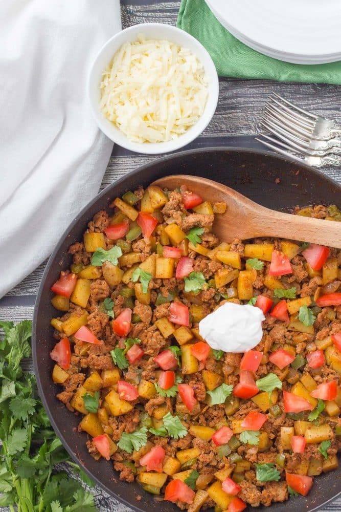 Ground Turkey Meat Recipies
 Healthy taco turkey and potato skillet Family Food on