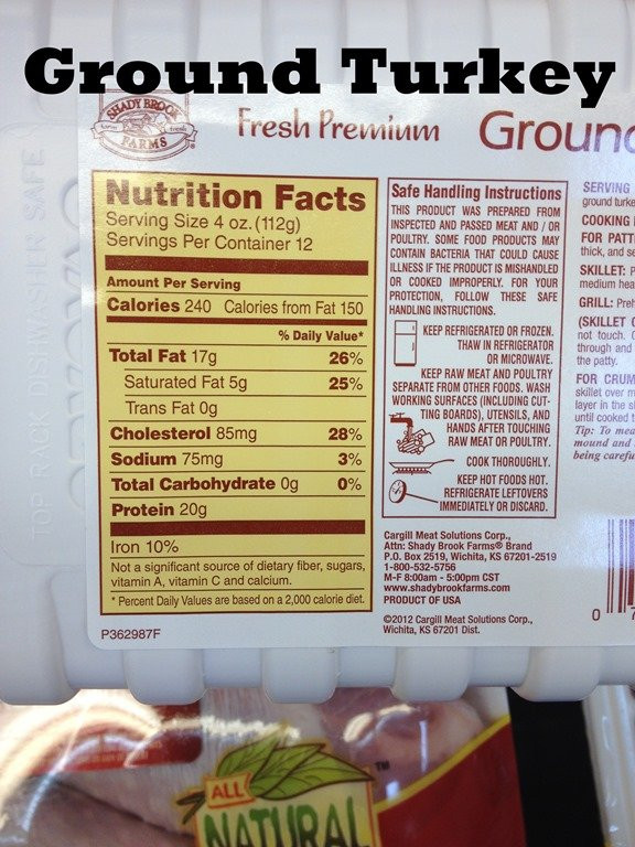 Ground Turkey Nutrition Facts
 Nutritional Value Ground Beef 70 30 Nutrition Ftempo