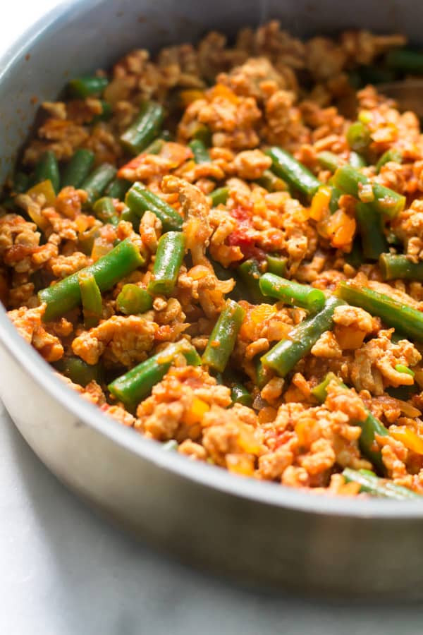 Ground Turkey Recipes Easy
 Ground Turkey Skillet with Green Beans Primavera Kitchen