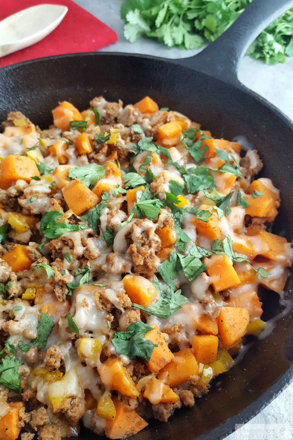 Ground Turkey Recipes Easy
 Taco Sweet Potato Hash with Ground Turkey