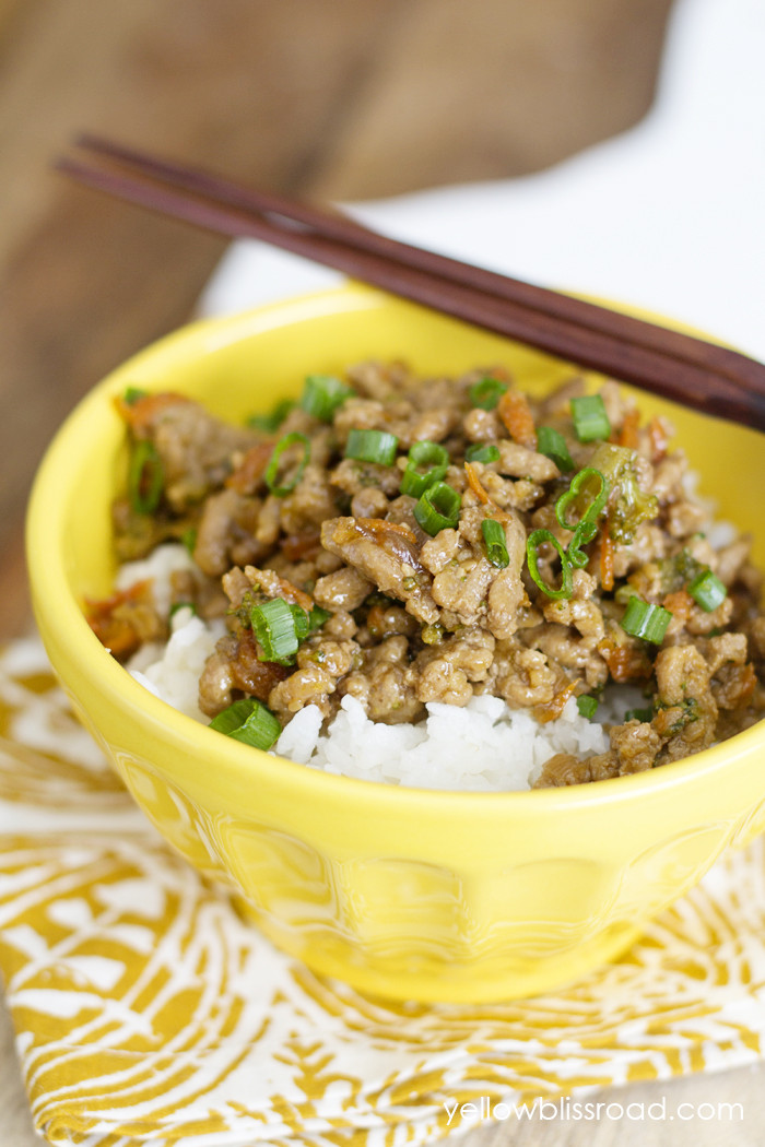 Ground Turkey Recipes Easy
 Teriyaki Turkey Rice Bowl