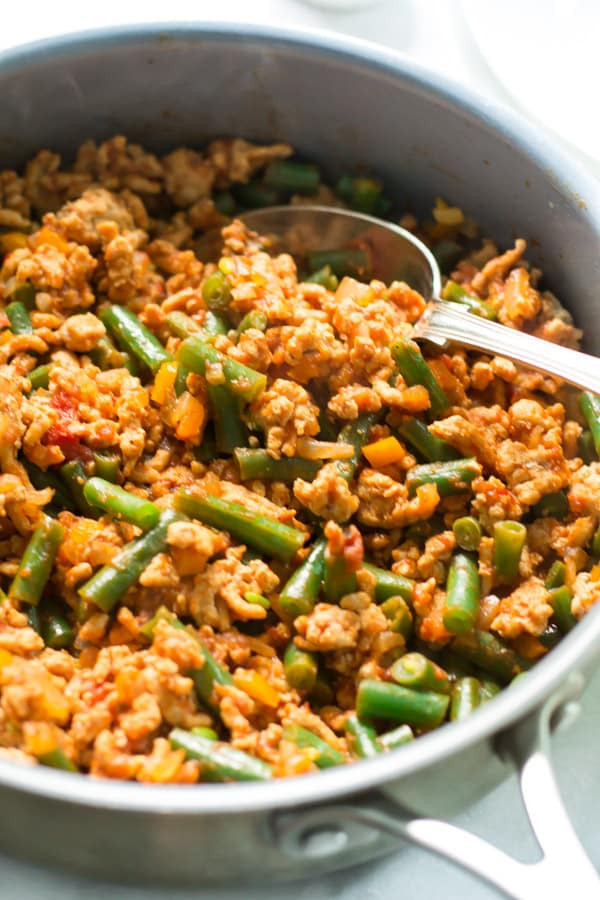 Ground Turkey Recipes Easy
 Ground Turkey Skillet with Green Beans Primavera Kitchen