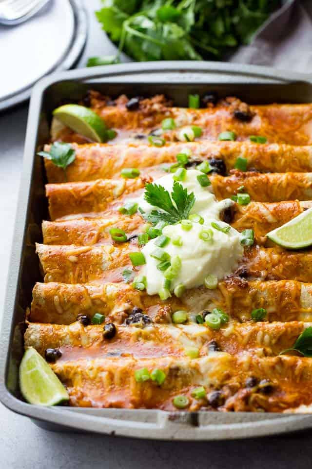 Ground Turkey Recipes Easy
 Ground Turkey Black Bean Enchiladas