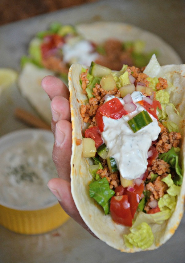 Ground Turkey Taco Recipe
 Taco Tuesday Greek Tacos Mountain Mama Cooks