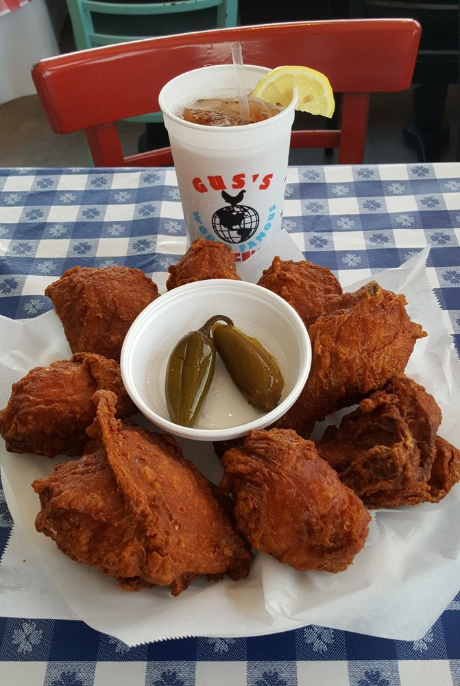 Gus Fried Chicken Burbank
 The 8 piece dark meat chicken only with jalapeno peppers