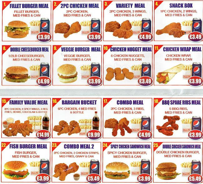 Gus'S Fried Chicken Menu
 Krunchy Fried Chicken Menu Menu for Krunchy Fried Chicken