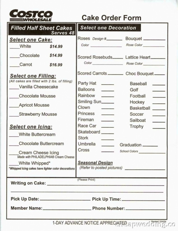 Half Sheet Cake Size
 costco sheet cake size