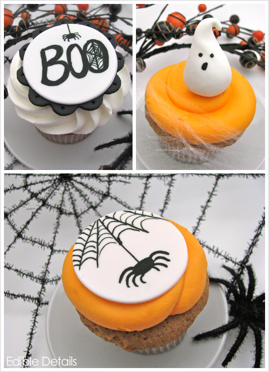 Halloween Cupcakes Decorations
 Spook tacular Halloween Cupcake Toppers
