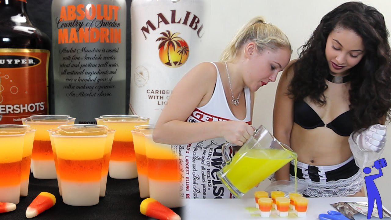 Halloween Drinks Tipsy Bartender
 Ez Squeeze Candy Corn Jello Shots Halloween Tipsy