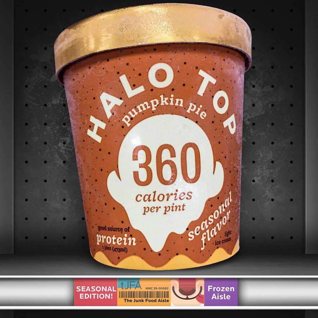 Halo Top Pumpkin Pie
 Halo Top Pumpkin Pie Ice Cream The Junk Food Aisle