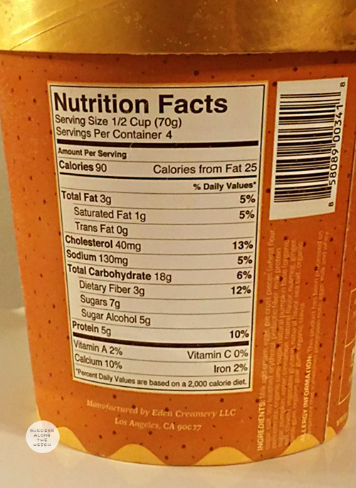 Halo Top Pumpkin Pie
 Success Along the Weigh Food Review Halo Top Pumpkin Pie