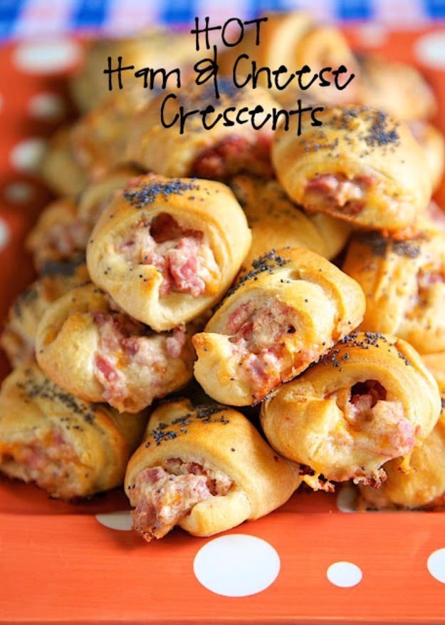 Ham And Cheese Crescent Rolls Appetizers
 33 Incredible Things to Make With Crescent Rolls DIY Joy